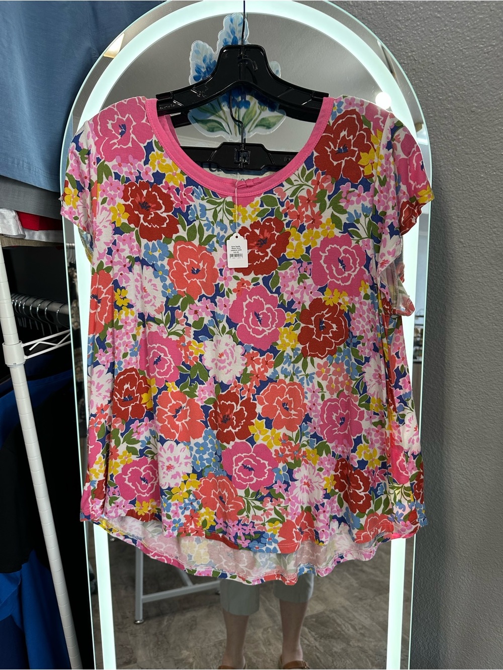 kate spade Pink Multi Floral pajama short set - Bright Garden Print